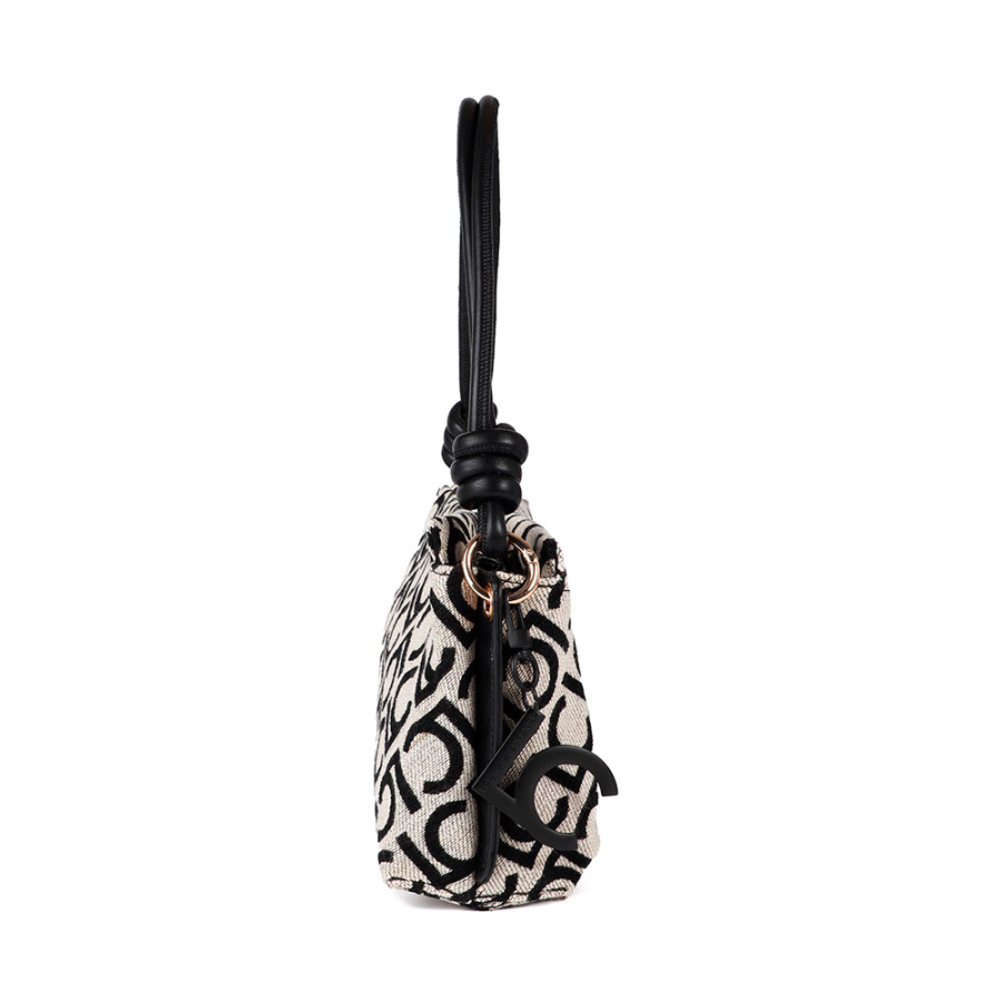 flocked-lc-jacquard-fabric-shoulder-bag
