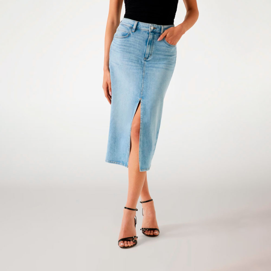 midi-denim-skirt