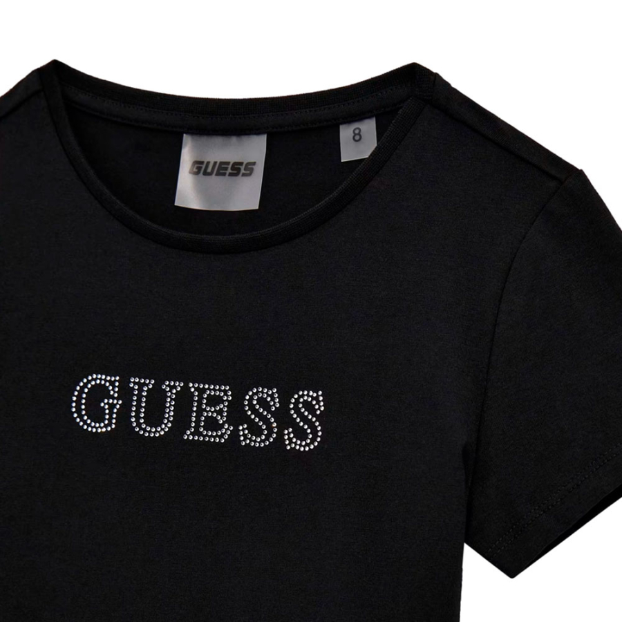 t-shirt-per-bambini-con-logo-frontale-in-strass