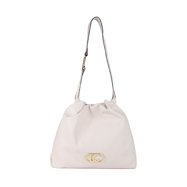Lola Casademunt Sac cabas en similicuir avec logo LC ovale - U Blanc- Ref 103 €