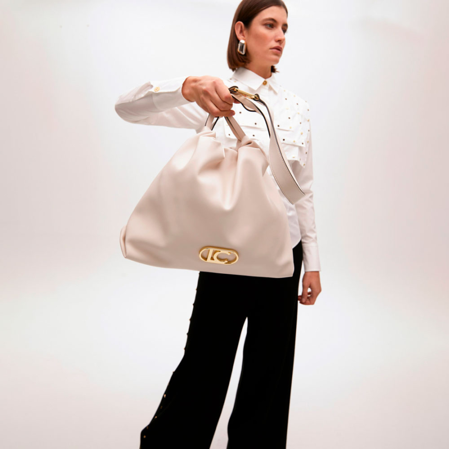 shopper-tasche-aus-kunstleder-mit-ovalem-lc-logo shopper-tasche-aus-kunstleder-mit-ovalem-lc-logo