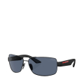 1B009R-MATTE BLACK/BLUE TUN