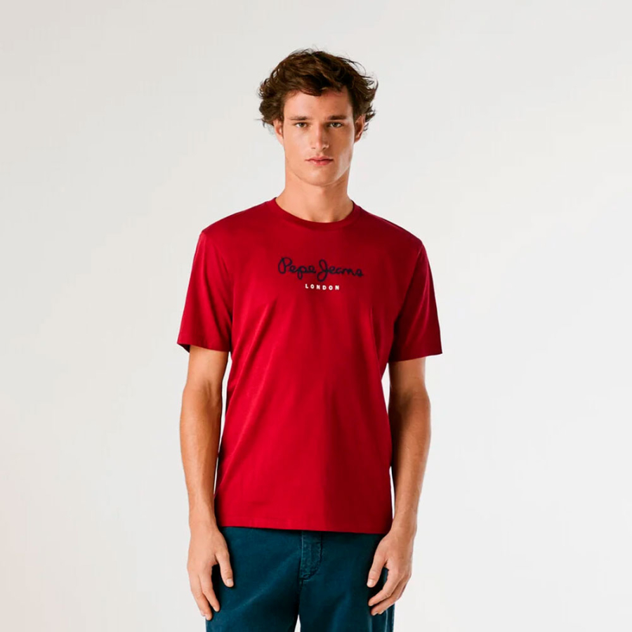 t-shirt-mit-logo-print-in-normaler-passform t-shirt-mit-logo-print-in-normaler-passform