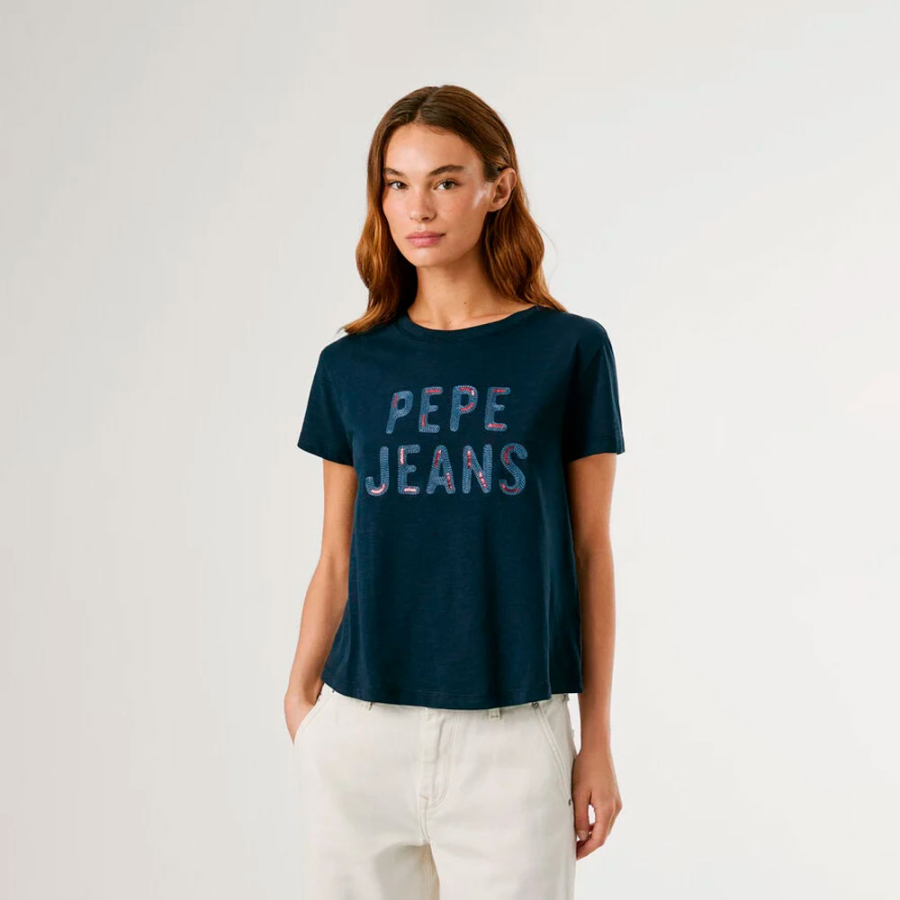 t-shirt-a-logo-a-paillettes t-shirt-a-logo-a-paillettes