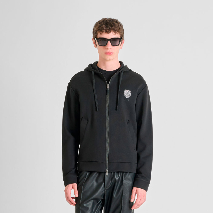 sweat-a-capuche-zippe-tiger-patch sweat-a-capuche-zippe-tiger-patch