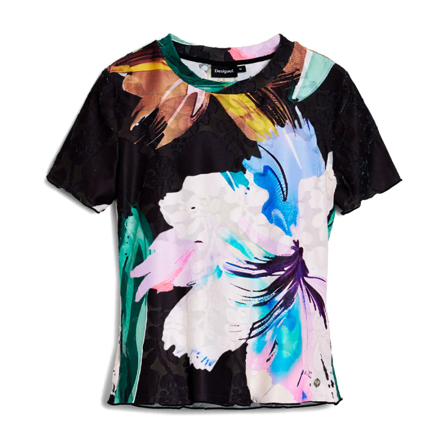 camiseta-texturizada-com-flores camiseta-texturizada-com-flores