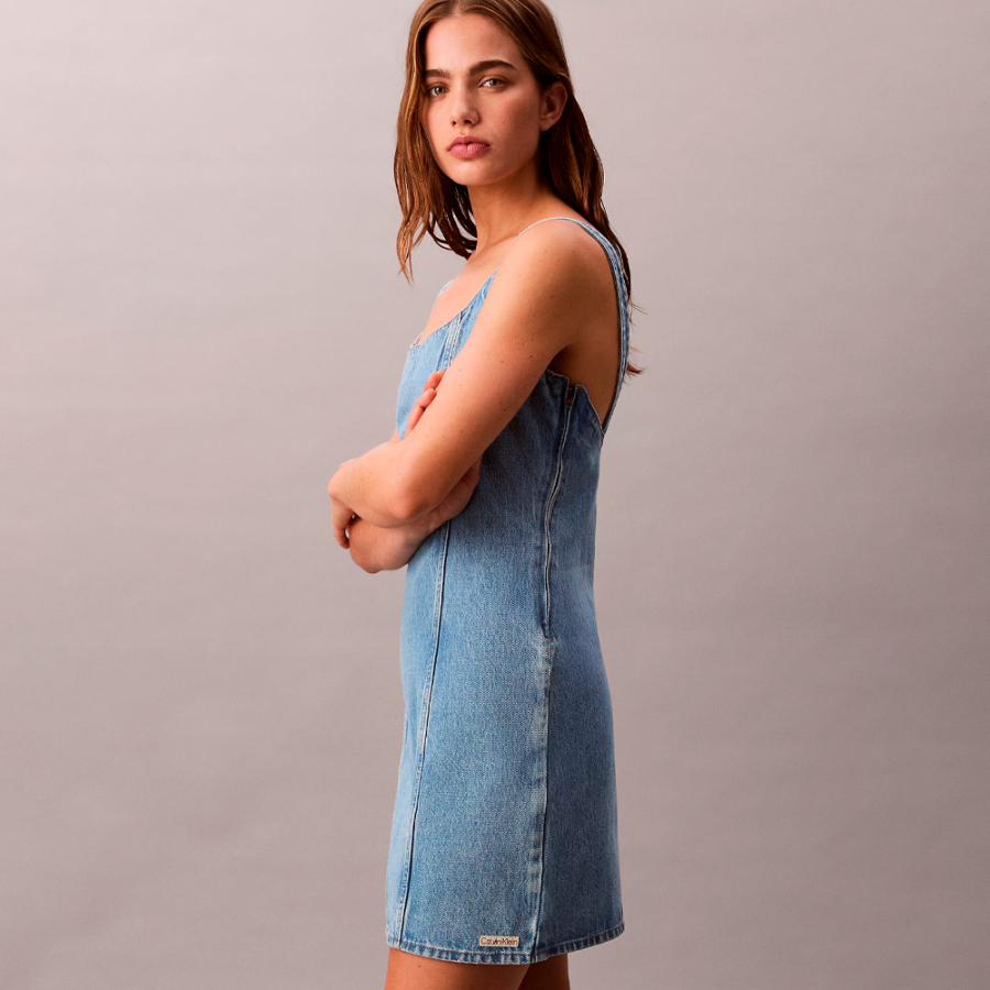 short-denim-dress-with-open-neck short-denim-dress-with-open-neck