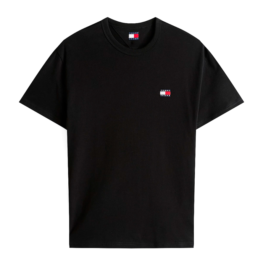 camiseta-de-cuello-redondo-con-parche-tonal camiseta-de-cuello-redondo-con-parche-tonal