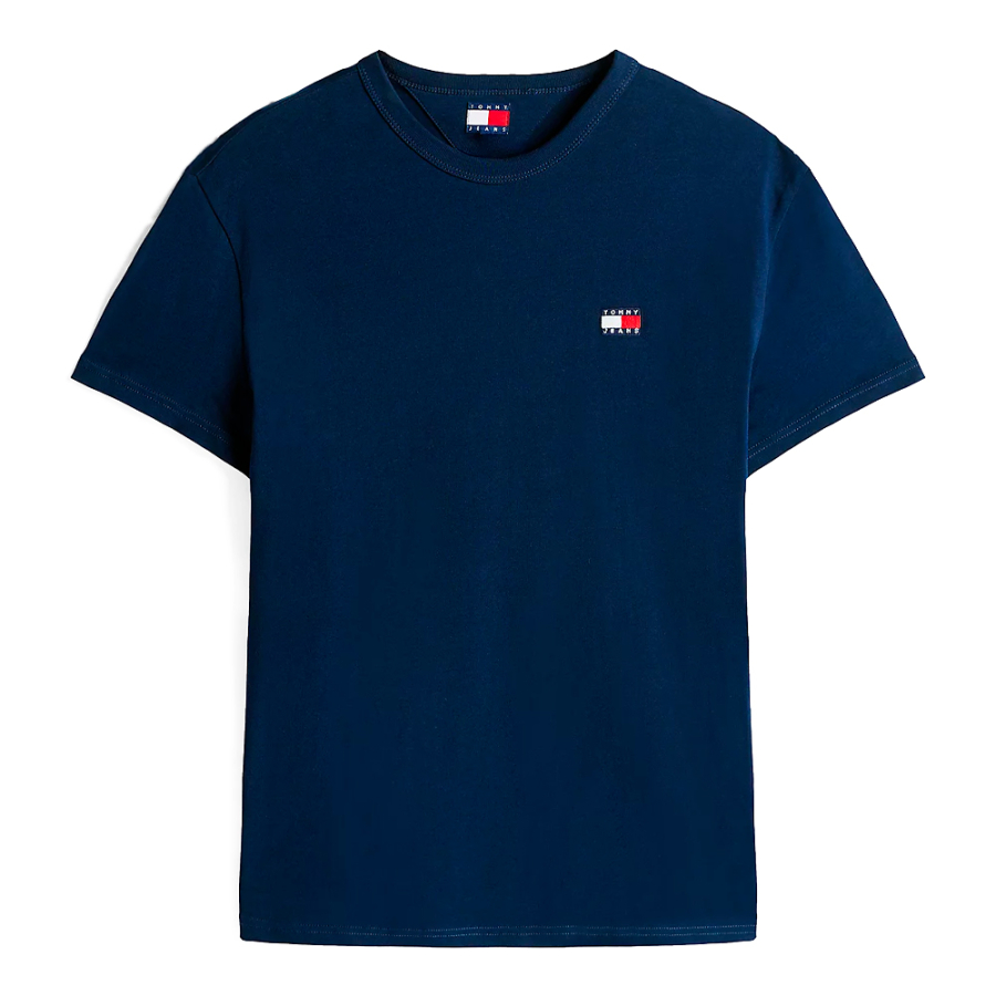 t-shirt-mit-rundhalsausschnitt-und-farblich-abgestimmtem-patch t-shirt-mit-rundhalsausschnitt-und-farblich-abgestimmtem-patch