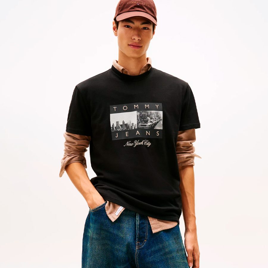 t-shirt-a-col-rond-avec-imprime t-shirt-a-col-rond-avec-imprime