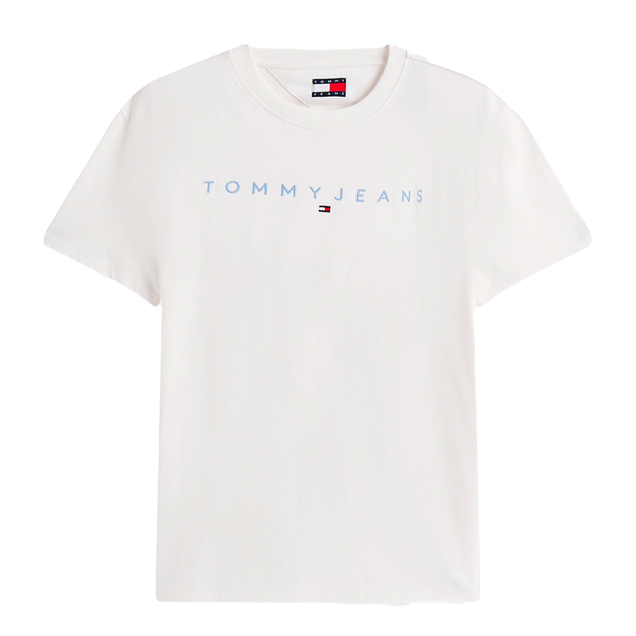 t-shirt-mit-gesticktem-linearen-logo t-shirt-mit-gesticktem-linearen-logo