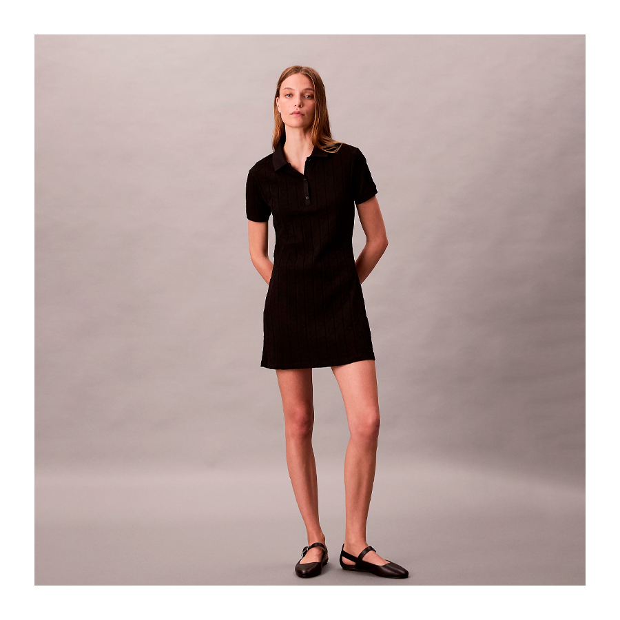 vestido-polo-jacquard-con-logo vestido-polo-jacquard-con-logo