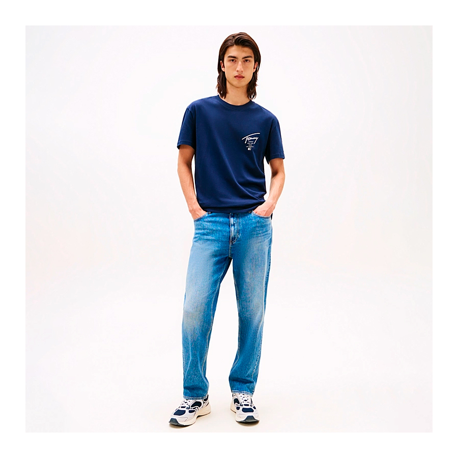 t-shirt-en-tricot-signature-avec-logo-au-dos t-shirt-en-tricot-signature-avec-logo-au-dos