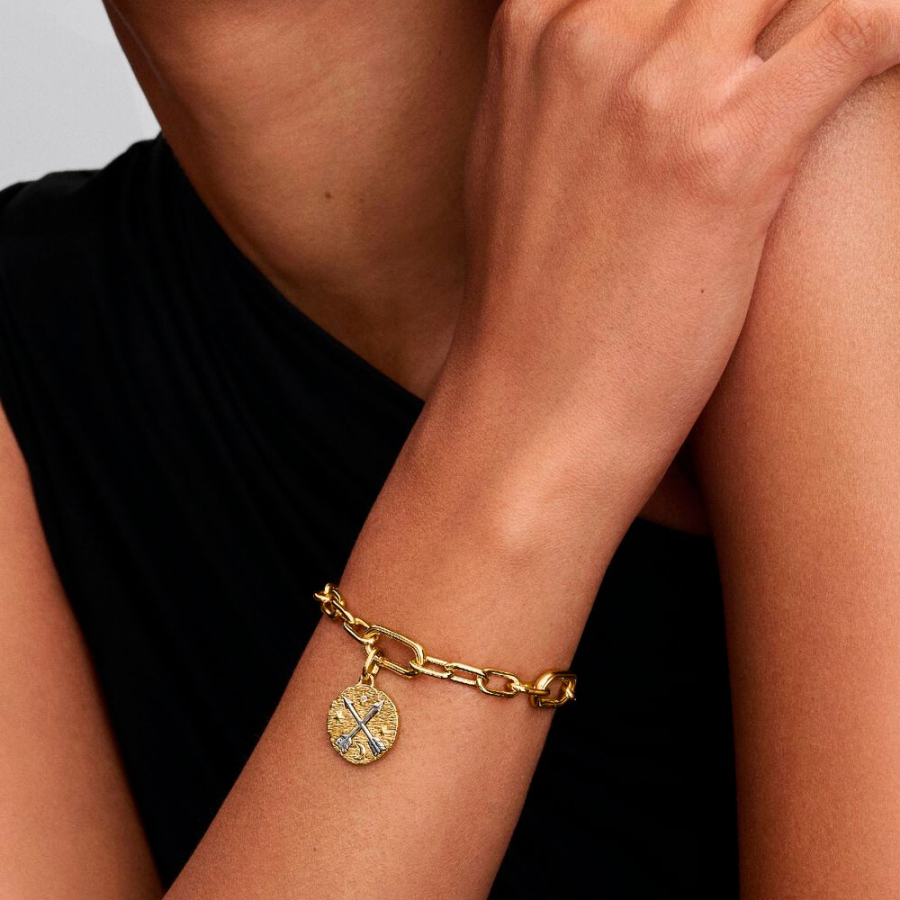 breloque-medaillon-et-fleches-croisees-764081c01 breloque-medaillon-et-fleches-croisees-764081c01