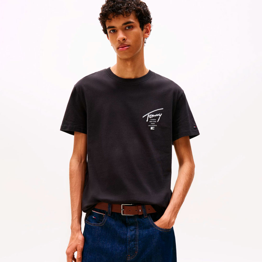 t-shirt-in-maglia-con-logo-sul-retro