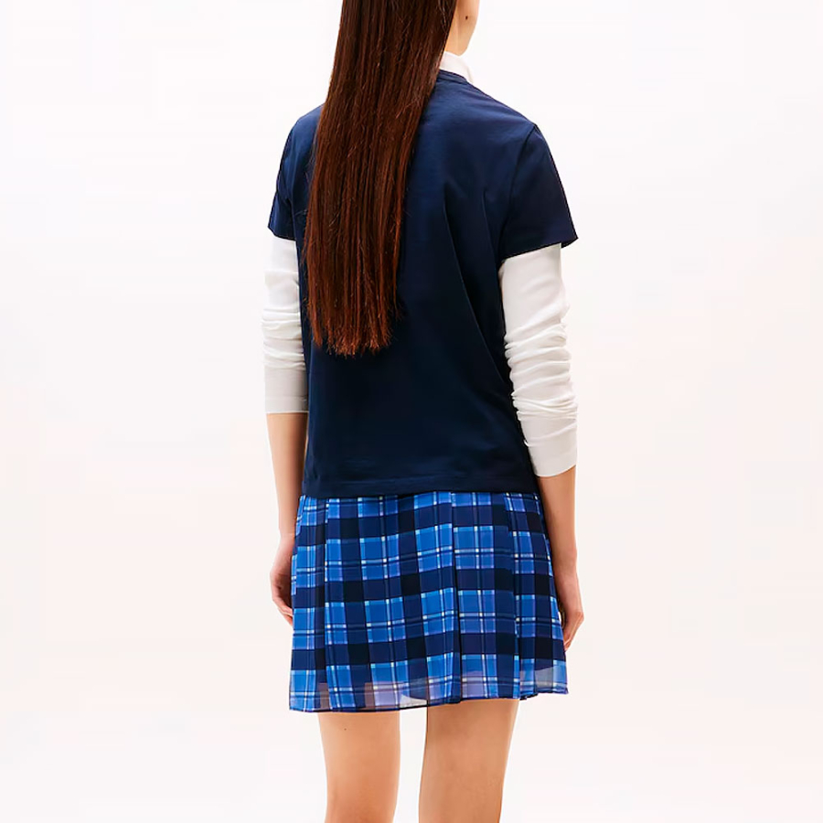 t-shirt-girocollo-con-logo-lineare t-shirt-girocollo-con-logo-lineare