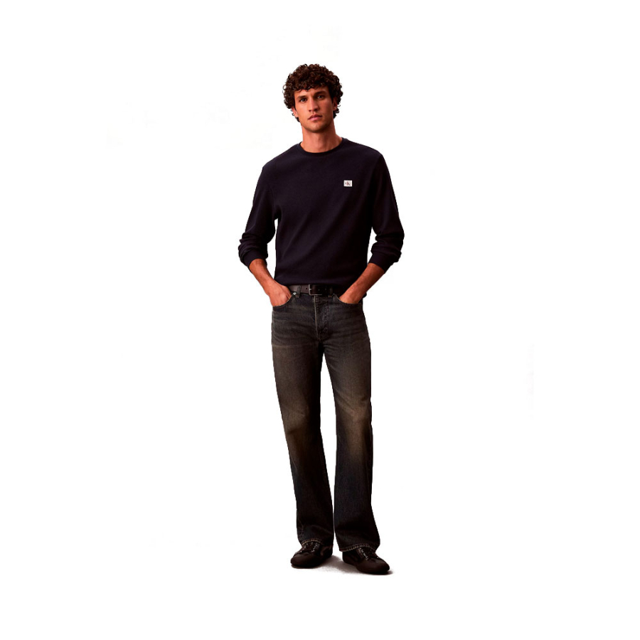 long-sleeved-waffle-knit-t-shirt