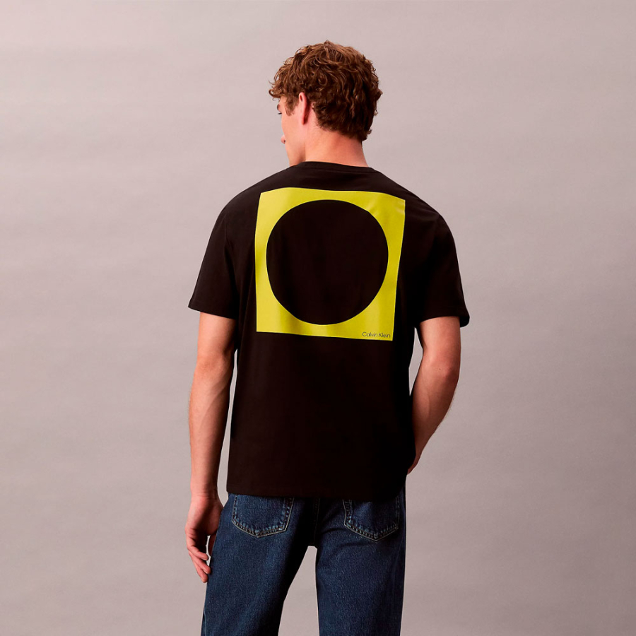 t-shirt-graphique-ample-a-motif-circulaire t-shirt-graphique-ample-a-motif-circulaire