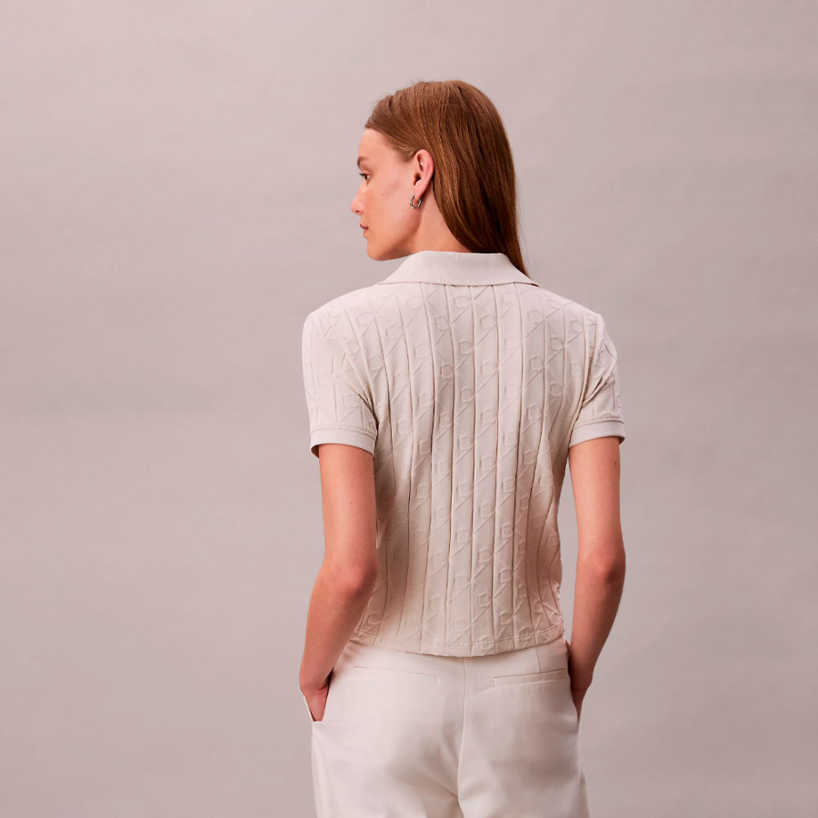 polo-de-jacquard-con-logo-monograma-all-over polo-de-jacquard-con-logo-monograma-all-over