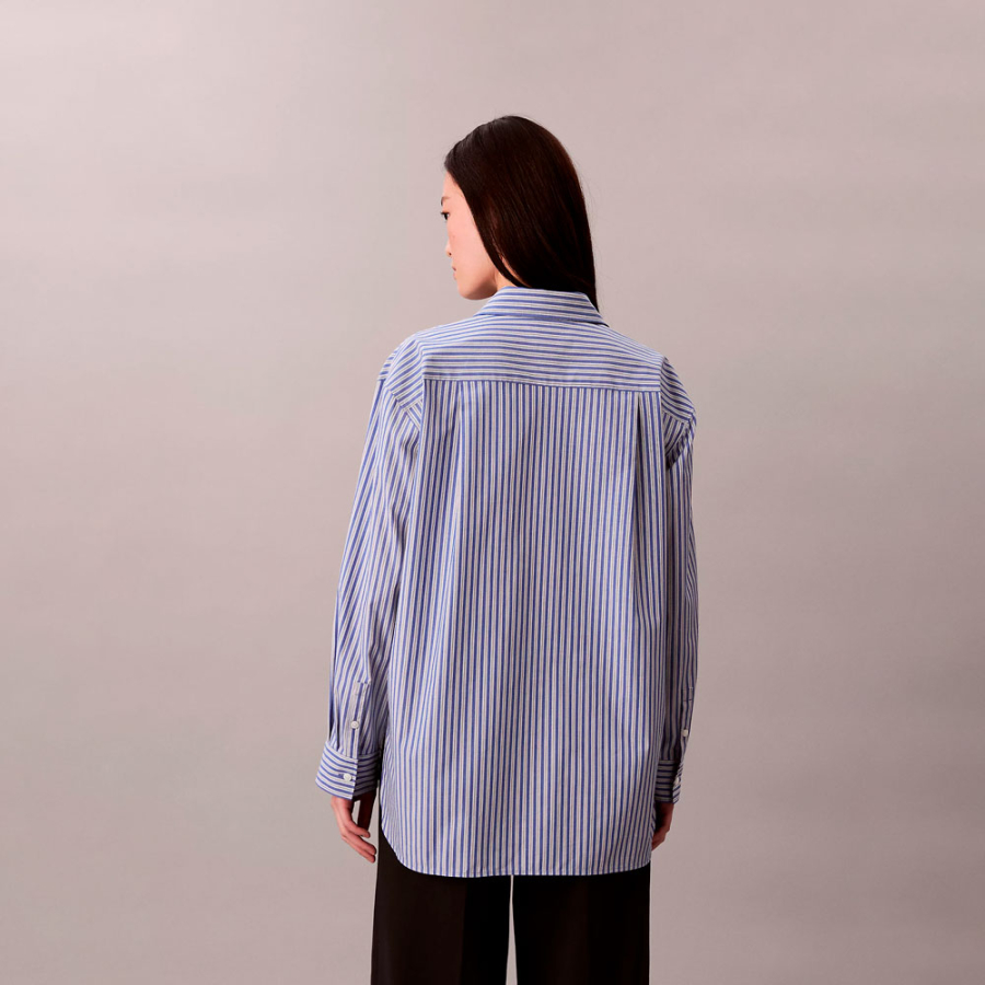 camisa-a-rayas-de-popelin-de-algodon camisa-a-rayas-de-popelin-de-algodon