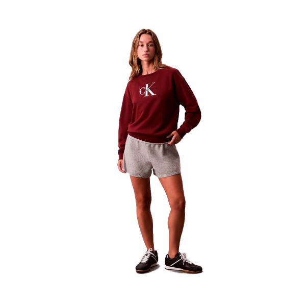 Calvin Klein Vestes en maille et pulls Rouge - Sweat-shirt ample avec monologue - XL - Ref 59 €