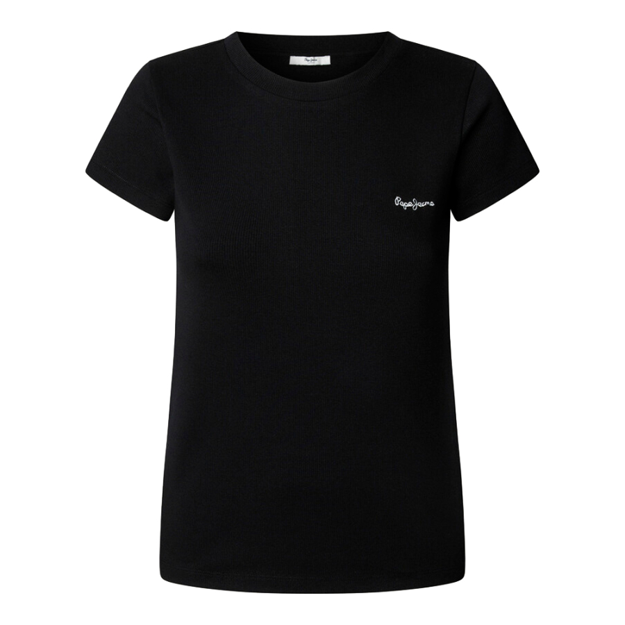 camiseta-canelada-com-estampa-de-logotipo