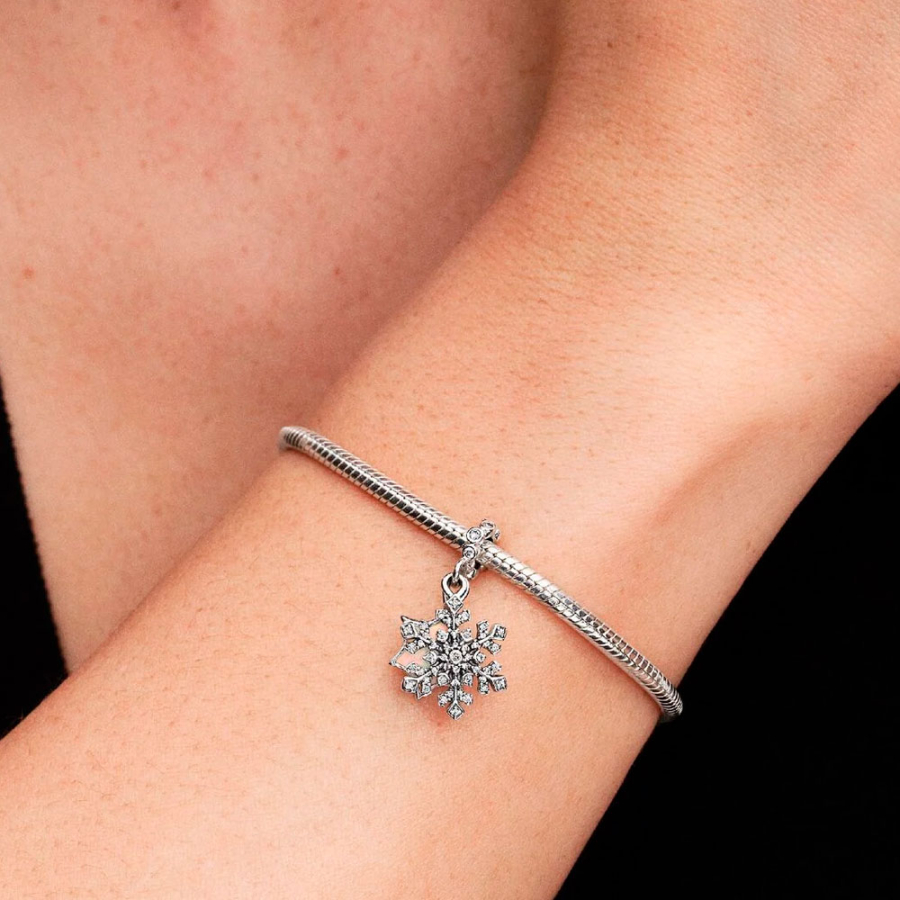 charm-colgante-doble-copo-de-nieve-794142c01 charm-colgante-doble-copo-de-nieve-794142c01