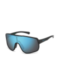 003-MATTE BLACK/BLUE MIRROR POLARIZED