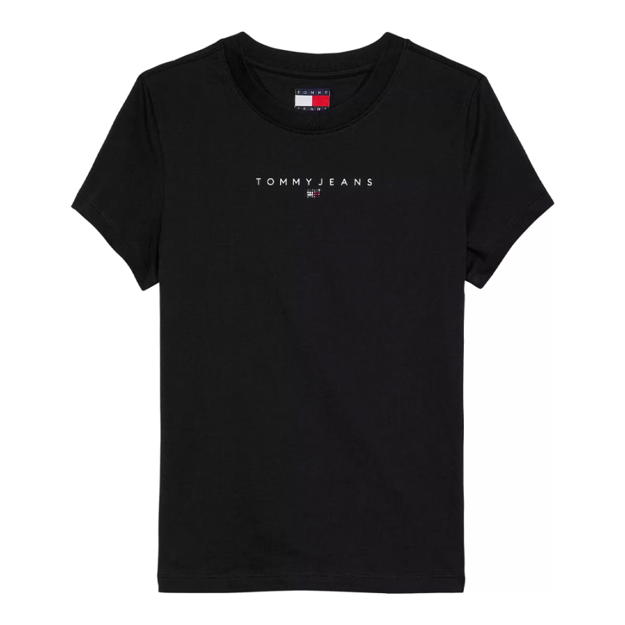 camiseta-slim-com-logotipo-linear-brilhante