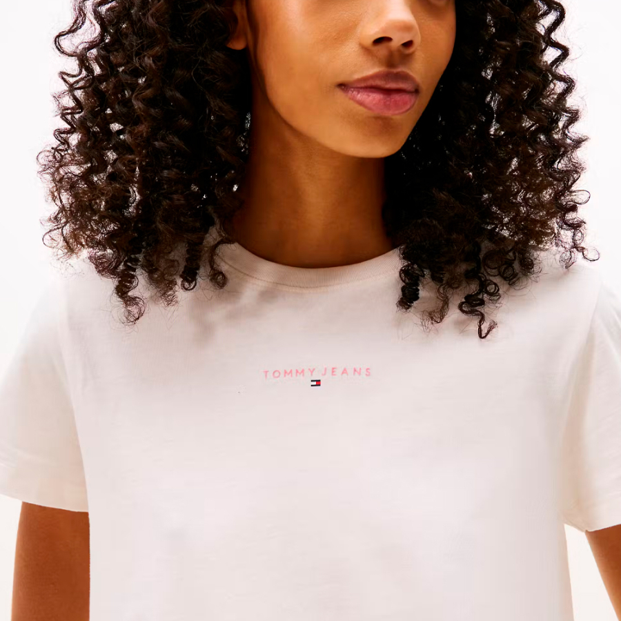 t-shirt-girocollo-con-logo-lineare t-shirt-girocollo-con-logo-lineare