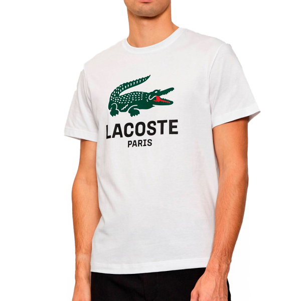 Lacoste T-shirts Blanc - T-shirt avec logo Paris - XXL - Ref 55 €