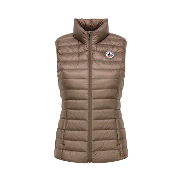 Jott Vestes en maille et pulls Brun - Gilet lger en duvet - L - Ref 98 €