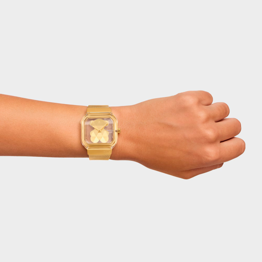 reloj-analogico-con-brazalete-de-acero-dorado-d-bear-party