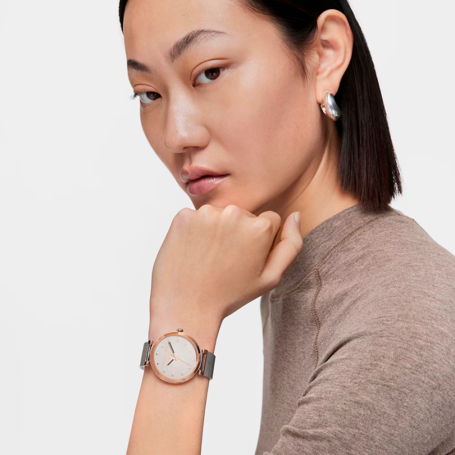 analog-watch-with-steel-bracelet-and-aluminum-case-in-pink-iprg-color-tous-s-mesh-mirror analog-watch-with-steel-bracelet-and-aluminum-case-in-pink-iprg-color-tous-s-mesh-mirror