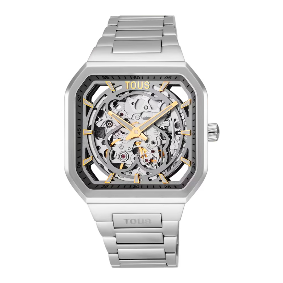 orologio-analogico-automatico-d-bear-now-con-bracciale-in-acciaio