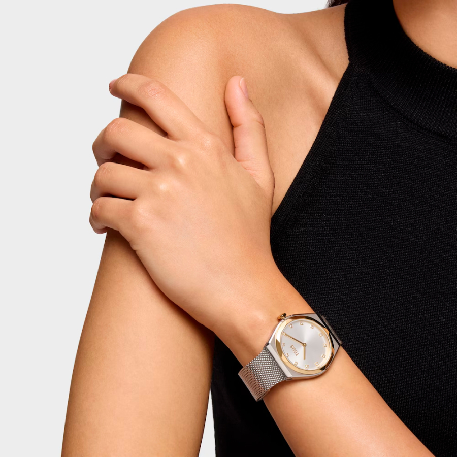 analoge-armbanduhr-mit-edelstahl-und-vergoldetem-edelstahlarmband-karat-round-mesh analoge-armbanduhr-mit-edelstahl-und-vergoldetem-edelstahlarmband-karat-round-mesh