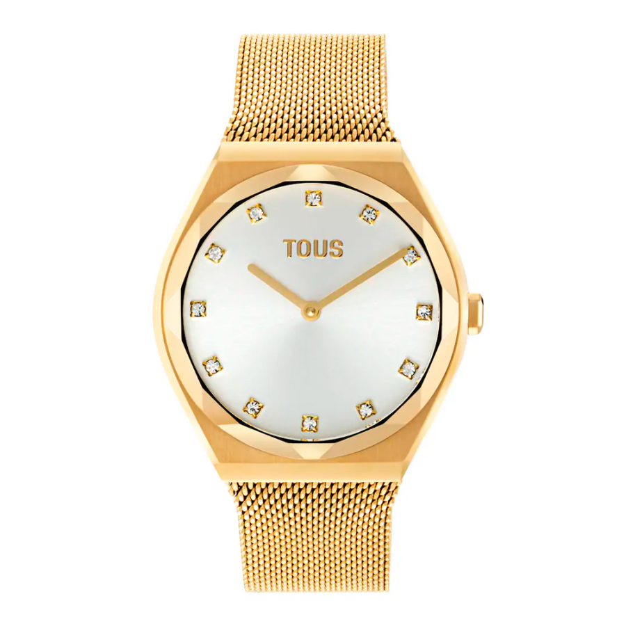 reloj-analogico-con-brazalete-de-acero-dorado-karat-round-mesh reloj-analogico-con-brazalete-de-acero-dorado-karat-round-mesh