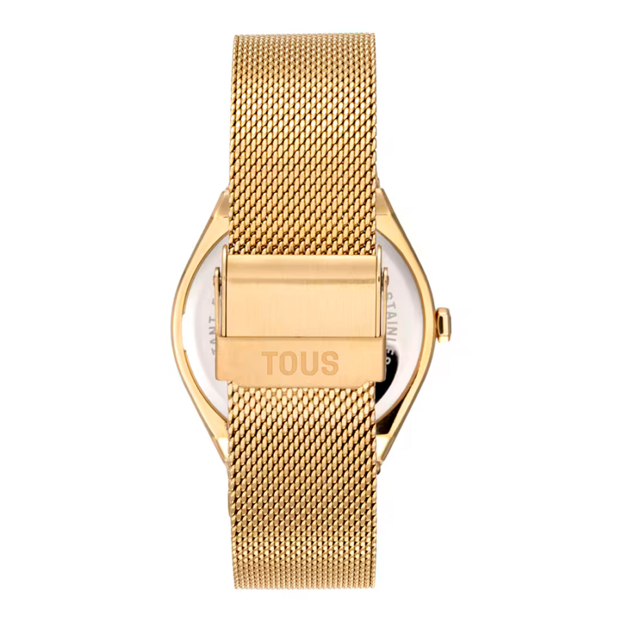 reloj-analogico-con-brazalete-de-acero-dorado-karat-round-mesh reloj-analogico-con-brazalete-de-acero-dorado-karat-round-mesh