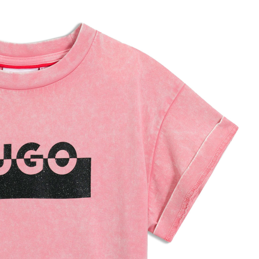 camiseta-de-algodon-con-logo-dividido-kids camiseta-de-algodon-con-logo-dividido-kids