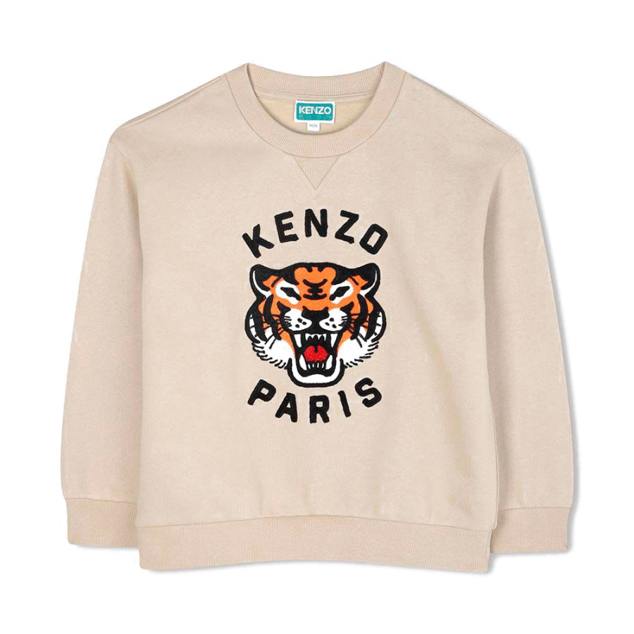sweat-shirt-a-manches-longues-cotton-tiger-kids-avec-imprime-logo
