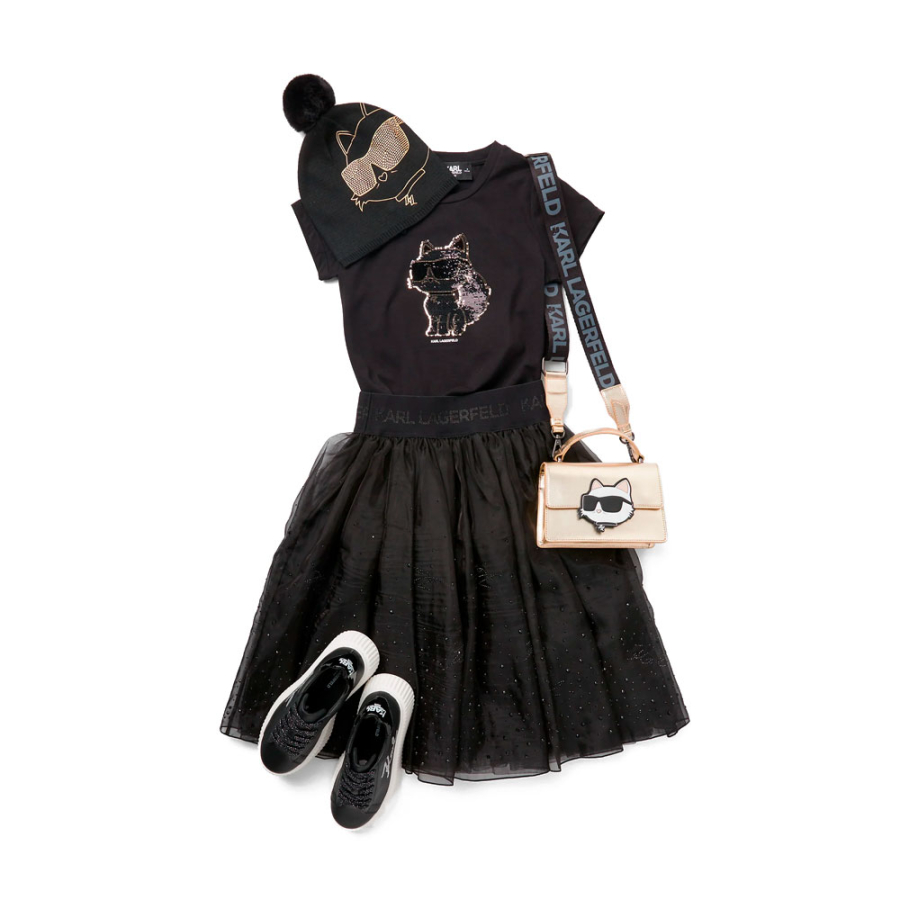 camiseta-choupette-ikon-con-lentejuelas-kids