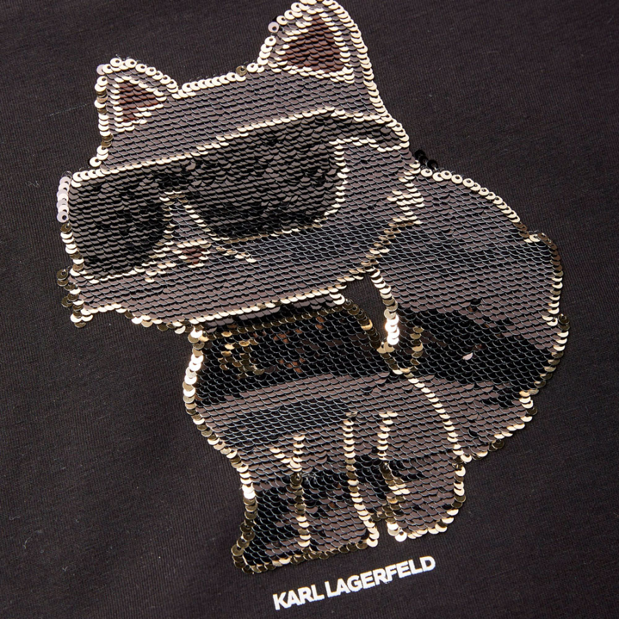camiseta-infantil-choupette-ikon-com-lantejoulas camiseta-infantil-choupette-ikon-com-lantejoulas