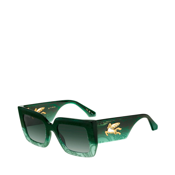 Etro Lunettes de soleil 0108S - 52 Vert- Ref 176 €