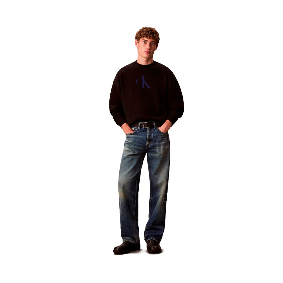 locker-sitzender-pullover-aus-baumwollmischgewebe-mit-monogramm-logo