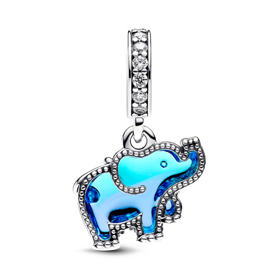 charm-colgante-de-cristal-azul-elefante-793339c01 charm-colgante-de-cristal-azul-elefante-793339c01