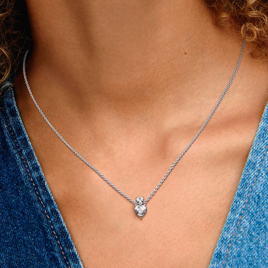 colar-com-pingente-de-coracao-duplo-brilhante-391229c01 colar-com-pingente-de-coracao-duplo-brilhante-391229c01