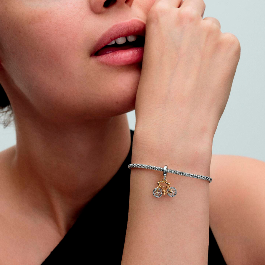 two-tone-spinning-bicycle-wheels-pendant-charm-763354c01 two-tone-spinning-bicycle-wheels-pendant-charm-763354c01