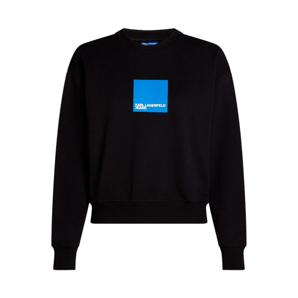 Karl Lagerfeld Jeans Vestes en maille et pulls Noir - Sweat-shirt logo Klj Box - L - Ref 84 €