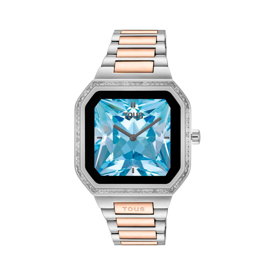 b-connect-smartwatch-with-steel-bracelet-rose-gold-steel-and-cubic-zirconia