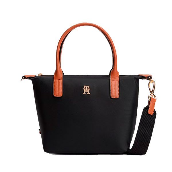 Tommy Hilfiger Sac cabas avec bandoulire tisse - U Noir- Ref 81 €